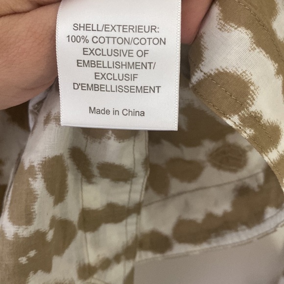 Tory Burch Stephanie Sequin Embellished Tunic Cotton Top - Picture 4 of 7